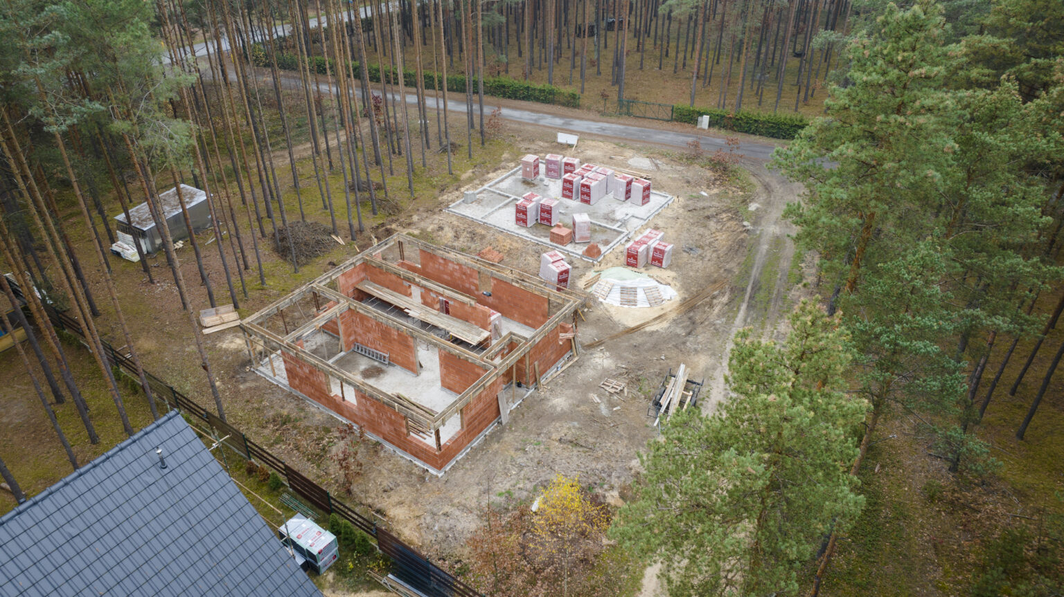 Postęp prac budowlanych 1