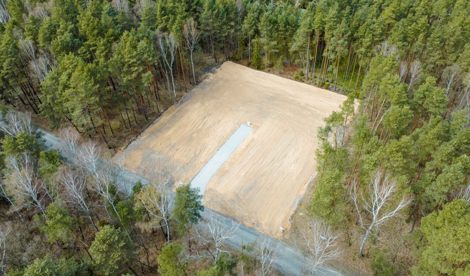 Nieruchomość fotografia z drona