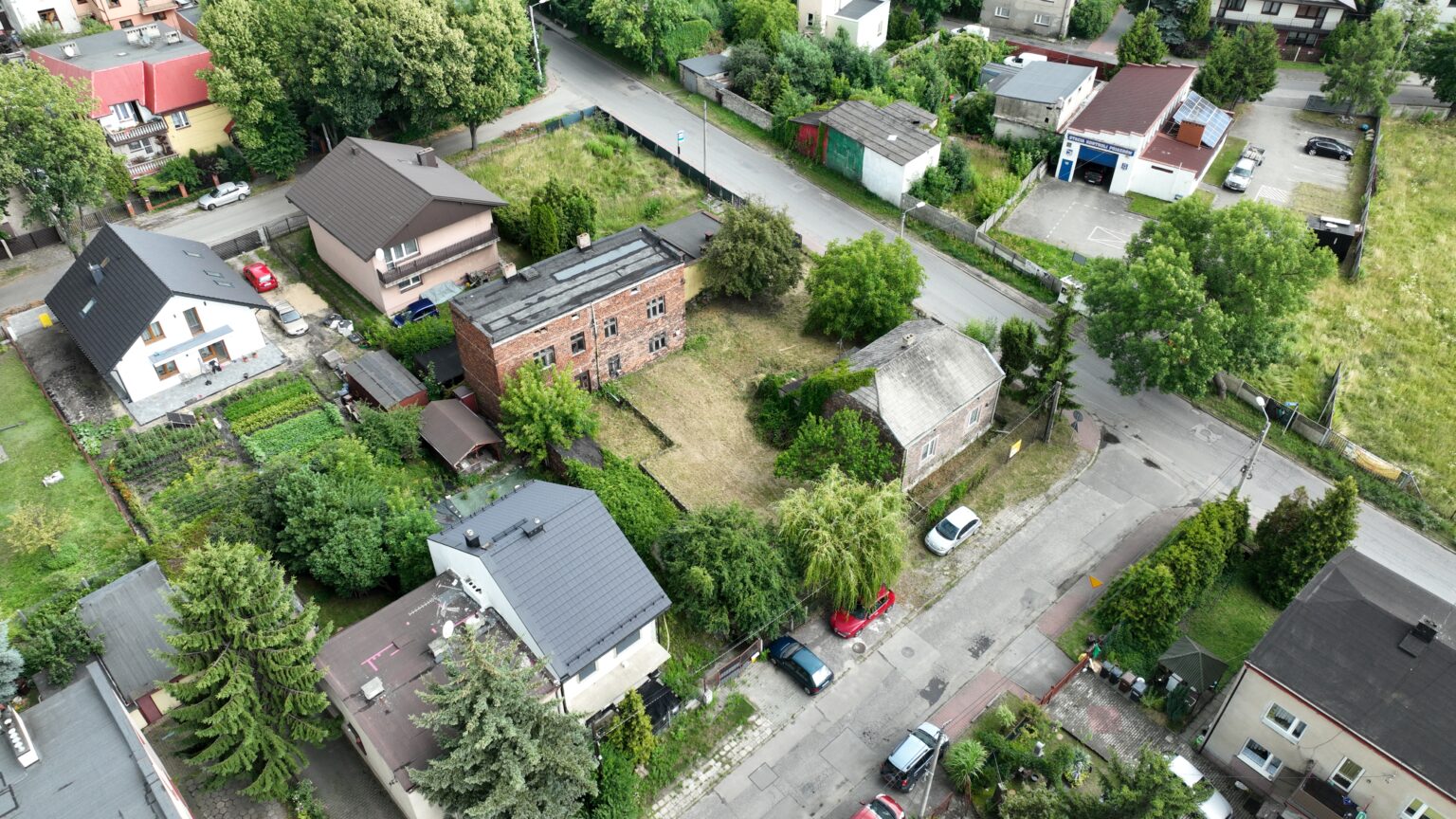 Zdjęcia z drona nieruchomość Sosnowiec